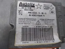 Peugeot 206+ Module de contrôle airbag 9660349980