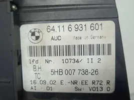 BMW 3 E46 Unité de contrôle climatique 64116931601