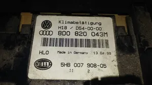 Audi A4 Allroad Ilmastoinnin ohjainlaite 8D0820043M