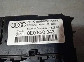 Audi A4 Allroad Ilmastoinnin ohjainlaite 8E0820043
