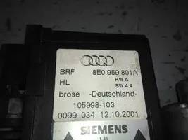 Audi A4 Allroad Mechanizm podnoszenia szyby tylnej bez silnika 8E0959801A