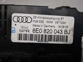 Audi A4 Allroad Ilmastoinnin ohjainlaite 8E0820043BJ