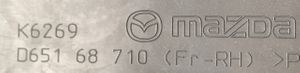 Mazda 2 Copertura del rivestimento del sottoporta anteriore D65168710