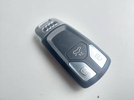 Audi A4 S4 B9 Klucz / Karta zapłonu 