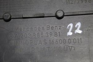 Mercedes-Benz CLC CL203 Ramka przedniej tablicy rejestracyjnej a2038853981