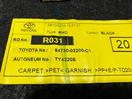 Toyota Auris E180 Copertura del rivestimento bagagliaio/baule 6473002200C1