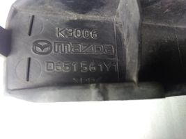 Mazda 2 Rivestimento della modanatura della chiusura del vano motore/cofano D651561Y1