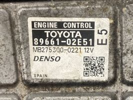 Toyota Auris 150 Calculateur moteur ECU 8966102E51
