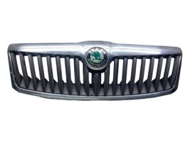 Skoda Octavia Mk2 (1Z) Grille calandre supérieure de pare-chocs avant 1Z0853661A