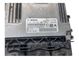 Citroen C4 II Komputer / Sterownik ECU i komplet kluczy 0281018463