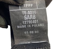 Saab 9-3 Ver1 Pas bezpieczeństwa fotela tylnego 12796401