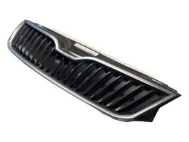 Skoda Rapid (NH) Grille calandre supérieure de pare-chocs avant 5JA853668