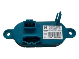 Volkswagen Sharan Mazā radiatora ventilatora reostats 7L0907521B