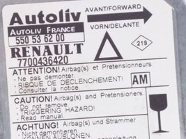 Renault Laguna I Module de contrôle airbag 7700436420