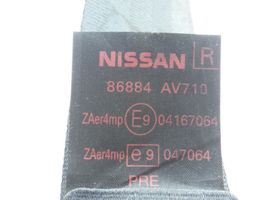 Nissan Primera Etuistuimen turvavyö 86884AV710