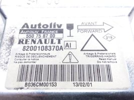 Renault Laguna II Module de contrôle airbag 8200108370A