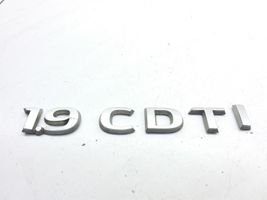 Opel Zafira B Logo, emblème de fabricant 