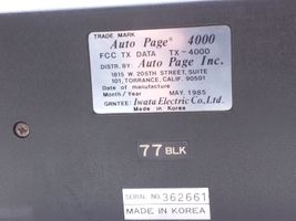 Audi 100 200 5000 C3 Antenos valdymo blokas TX4000