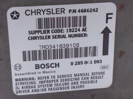 Chrysler Grand Voyager III Centralina/modulo airbag 0285001093