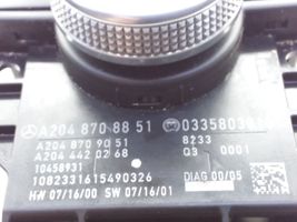 Mercedes-Benz C W204 Interruttore per barra di traino a scomparsa A2048708851