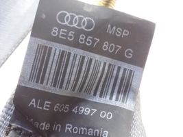 Audi A4 S4 B7 8E 8H Keskipaikan turvavyö (takaistuin) 8E5857807G