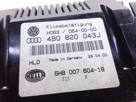 Audi A6 S6 C5 4B Sisätuulettimen ohjauskytkin 4B0820043J