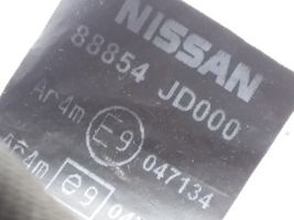 Nissan Qashqai+2 Pas bezpieczeństwa fotela tylnego środkowego 88854JD000