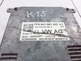 Volkswagen Golf VII Module de ballast de phare Xenon 7P5941591AD