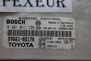 Toyota Yaris Calculateur moteur ECU 896610D170