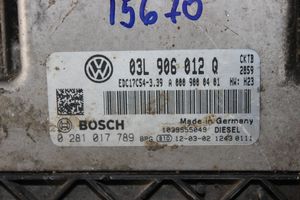 Volkswagen Crafter Kit centralina motore ECU e serratura 03L906012Q