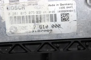 BMW 1 E81 E87 Calculateur moteur ECU 7810000