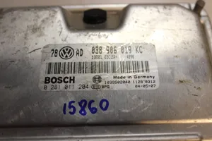 Volkswagen PASSAT B5.5 Dzinēja vadības bloks 038906019KC