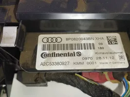 Audi A3 S3 A3 Sportback 8P Climate control unit 8P0820043BN