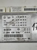 Mercedes-Benz E W211 ESP (stability system) control unit A2115406045