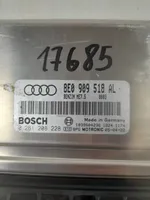 Audi A4 S4 B6 8E 8H Moottorin ohjainlaite/moduuli 8E0909518AL