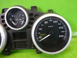 Peugeot 206+ Compteur de vitesse tableau de bord 9666636780