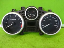 Peugeot 206+ Compteur de vitesse tableau de bord 9666636780