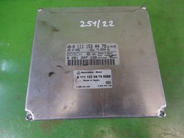 Mercedes-Benz CLK AMG A208 C208 Unité de commande, module ECU de moteur A1111530479 0261207128