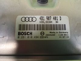 Audi A6 S6 C5 4B Centralina/modulo motore ECU 4B1907401D 0281010494