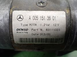 Mercedes-Benz E W210 Motorino d’avviamento A0051513601
