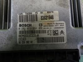 Peugeot 307 Unité de commande, module ECU de moteur 0281011234