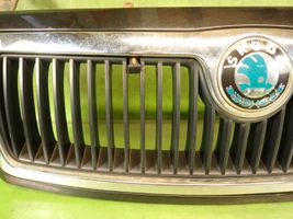 Skoda Fabia Mk1 (6Y) Grille calandre supérieure de pare-chocs avant 6Y0853668