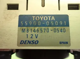 Toyota Avensis T220 Panel klimatyzacji / Ogrzewania 55900-05091