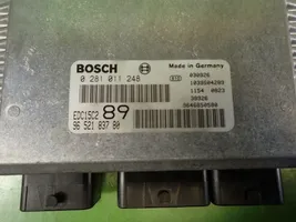 Peugeot 307 Unité de commande, module ECU de moteur 