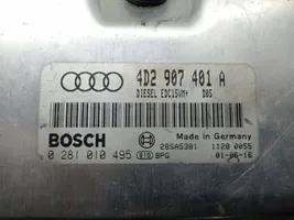 Audi A8 S8 D2 4D Centralina/modulo del motore 4D2907401A