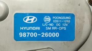 Hyundai Santa Fe Rear window wiper motor 