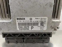 Toyota Yaris Calculateur moteur ECU 896610D470