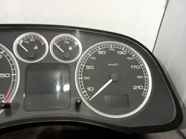 Peugeot 307 Compteur de vitesse tableau de bord 9647538480