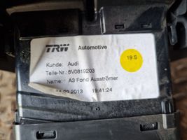 Audi A3 S3 8V Aizmugurējā gaisa - ventilācijas reste 8V0819203