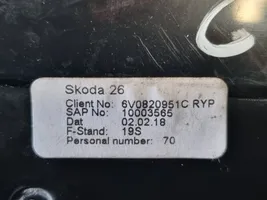 Skoda Fabia Mk3 (NJ) Kojelaudan keskiosan tuuletussuuttimen ritilä 6V0820951C